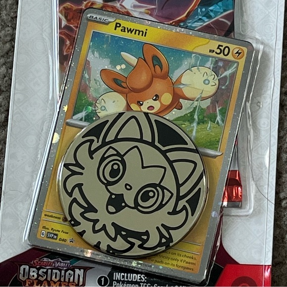 Pokemon HP 50 Scarlett & Violet Obsidim Flames Pawmi New Factory Sealed - Picture 2 of 8